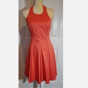 🌟 Jessica Simpson Halter Dress - Hot Coral, Size 8 - New with Tags! 🌟